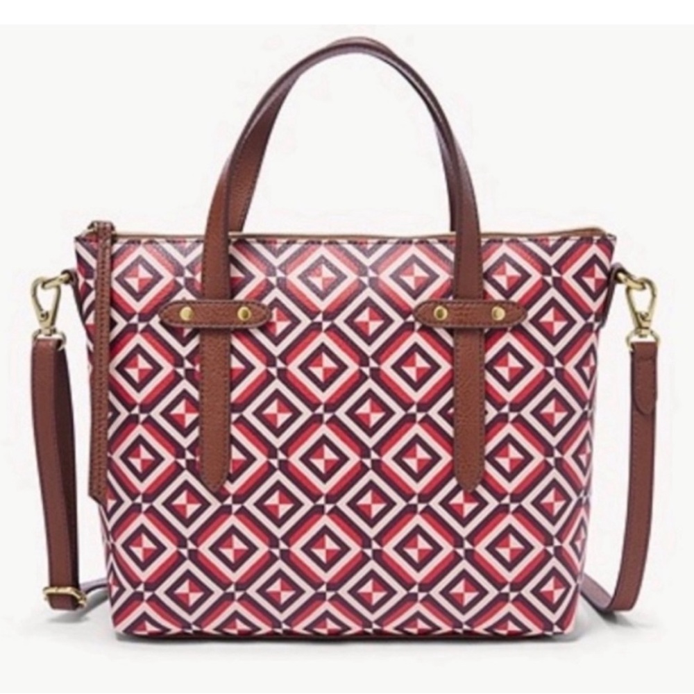 Fossil Felicity Satchel With Matching Pouch